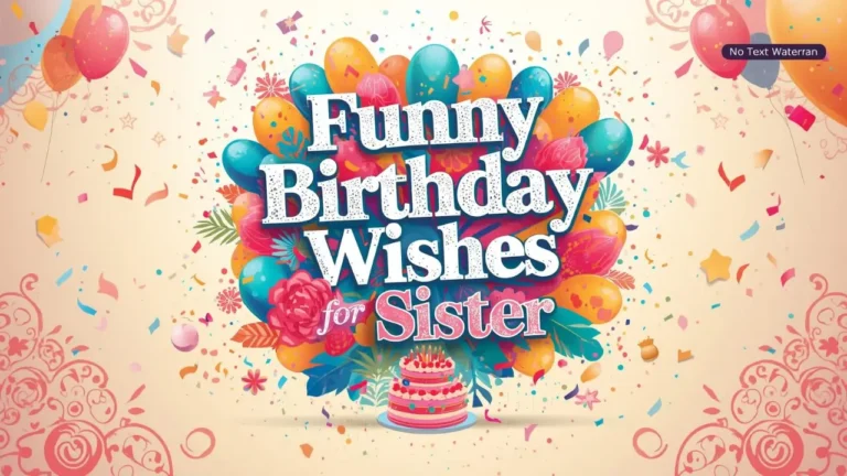 funny birthday wishes for sister