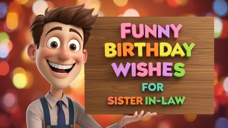 funny birthday wishes for sister in law