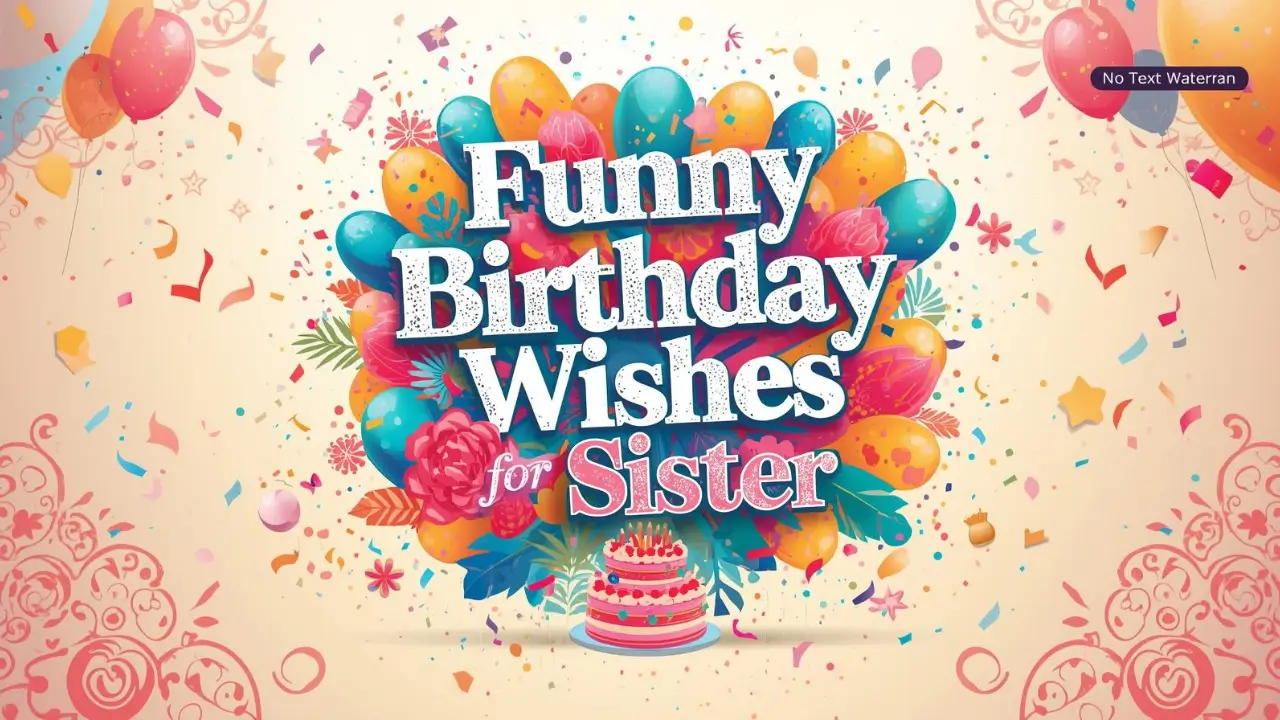 funny birthday wishes for sister