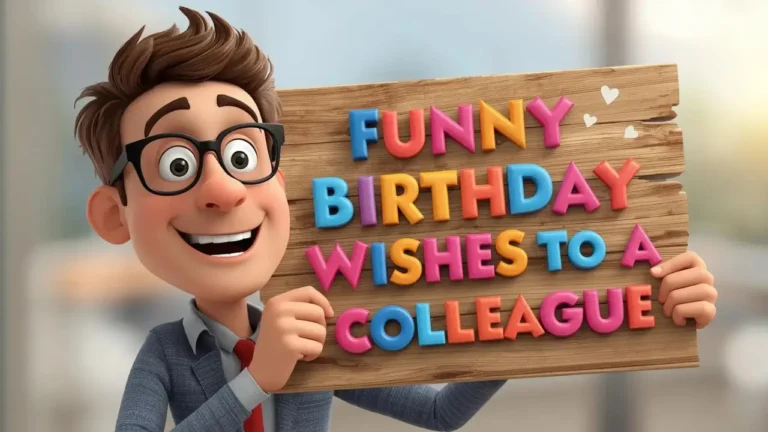 funny birthday wishes to a colleague