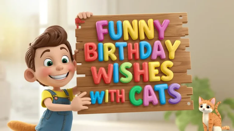 funny birthday wishes with cats