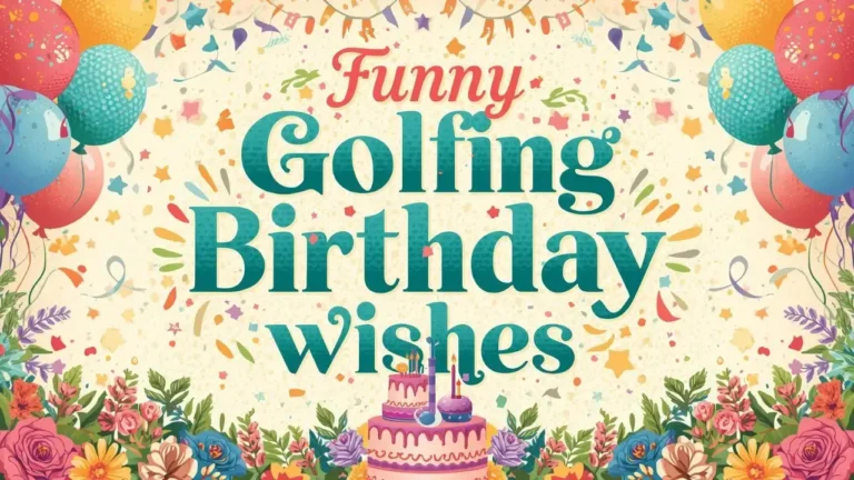 funny golfing birthday wishes