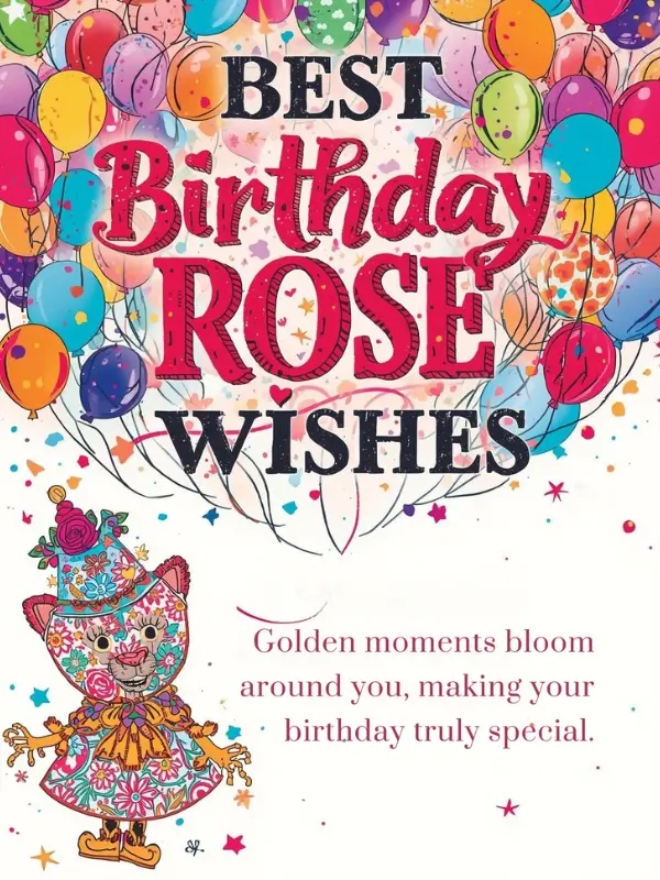 Best Birthday Rose Wishes