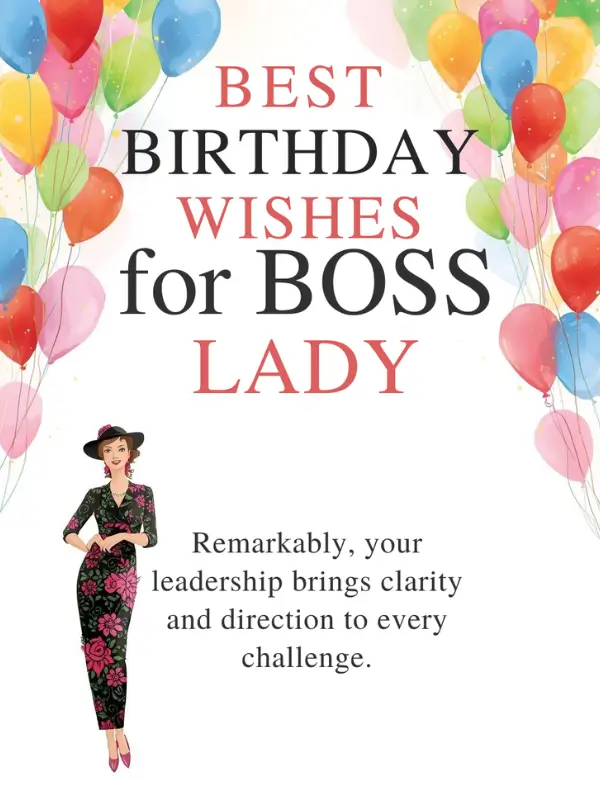 Best Birthday Wishes for Boss Lady