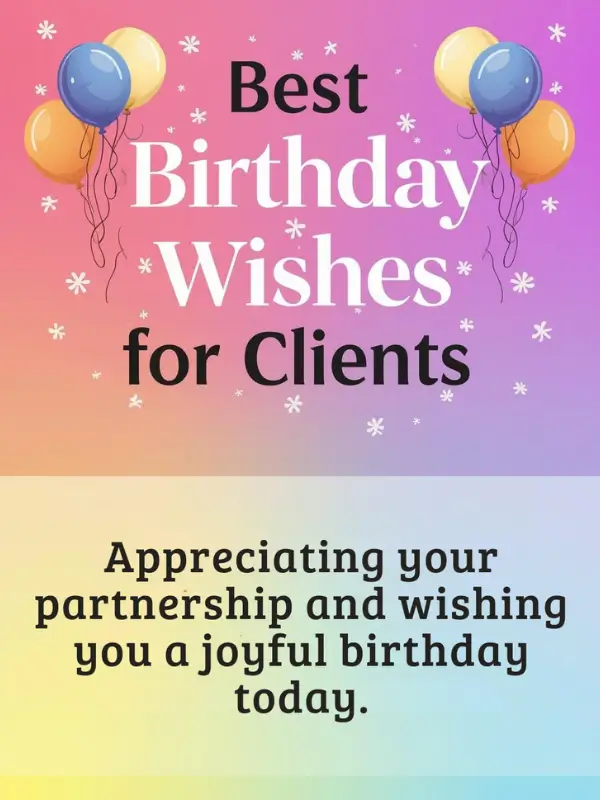 Best Birthday Wishes for Clients