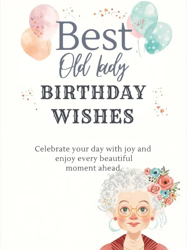 Best Old Lady Birthday Wishes