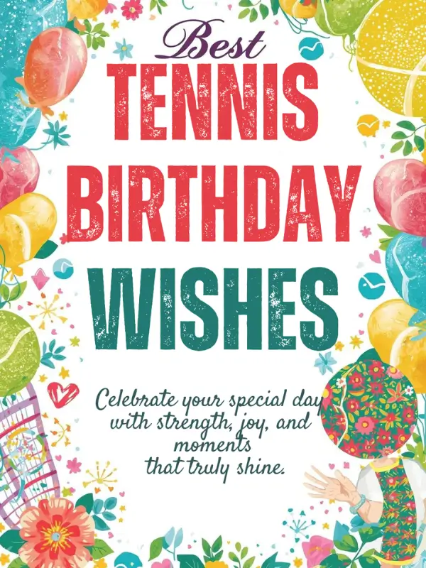 Best Tennis Birthday Wishes