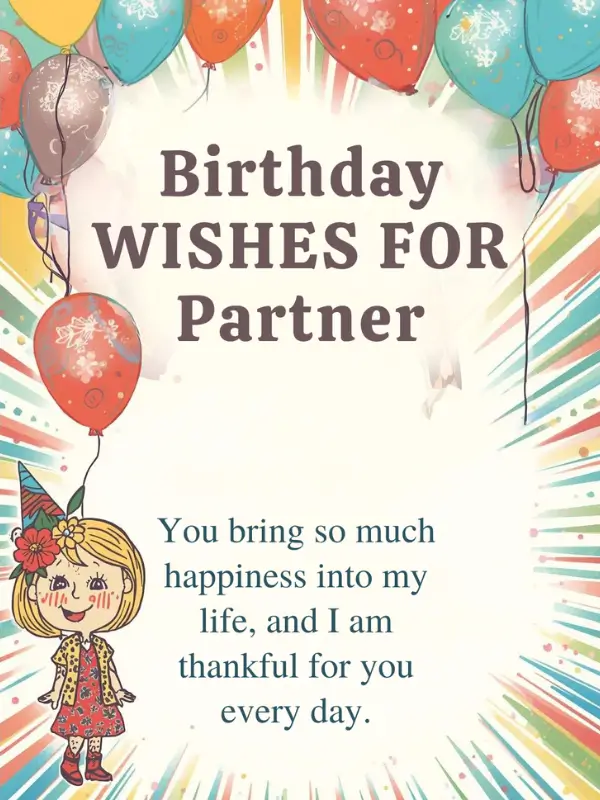 Birthday Wishes for Partner