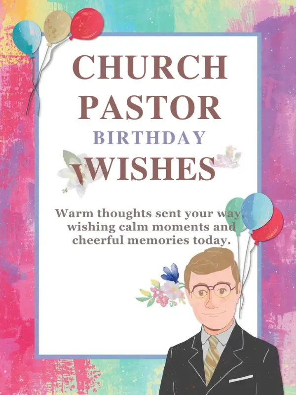 Church Pastor Birthday Wishes