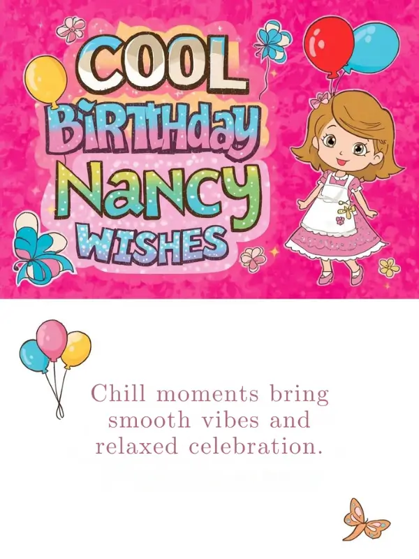 Cool Birthday Nancy Wishes
