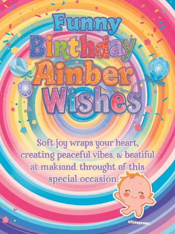 Funny Birthday Amber Wishes