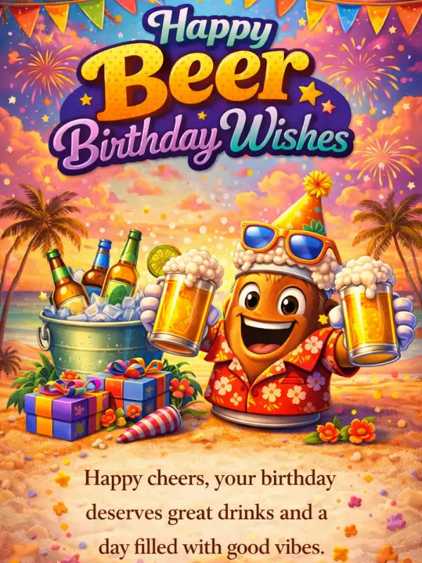 Happy Beer Birthday Wishes