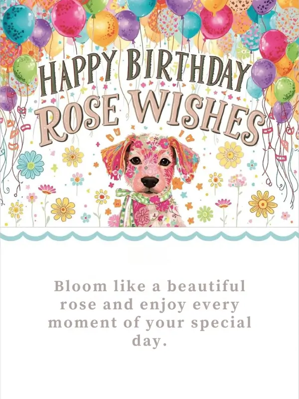 Happy Birthday Rose Wishes