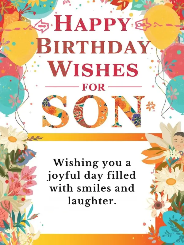 Happy Birthday Wishes for Son