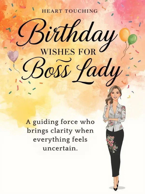 Heart Touching Birthday Wishes for Boss Lady