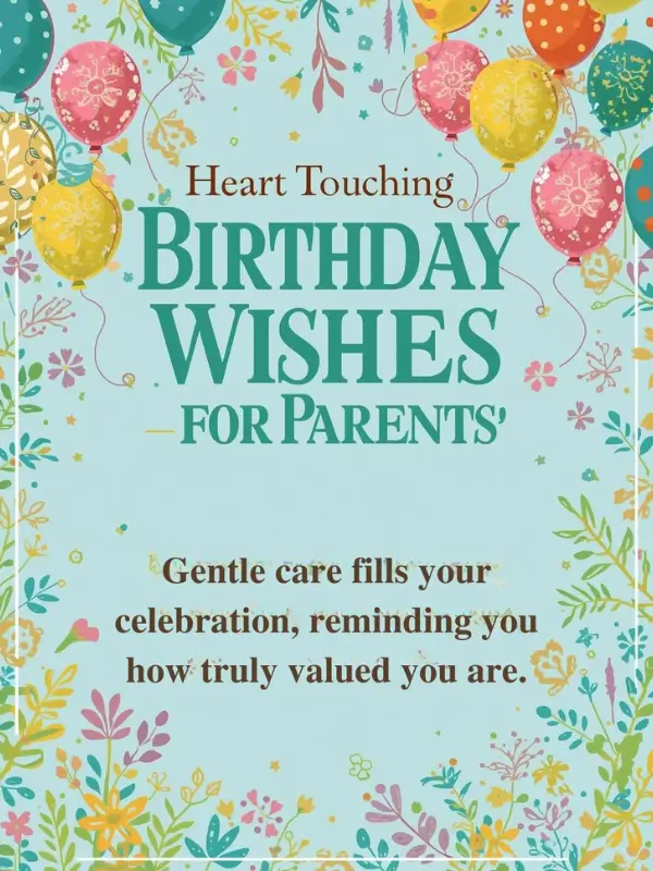Heart Touching Birthday Wishes for Parents