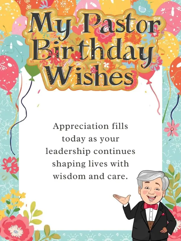 My Pastor Birthday Wishes