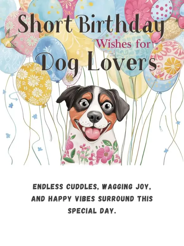 Short Birthday Wishes for Dog Lovers