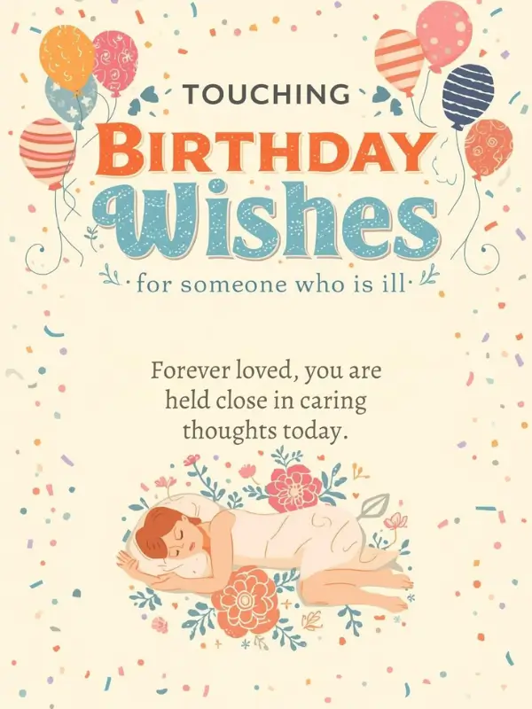 Touching Birthday Wishes for Someone Who Is Ill