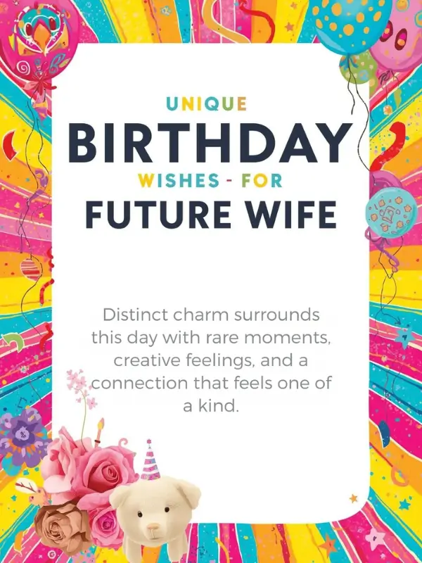 Unique Birthday Wishes for Future Wife