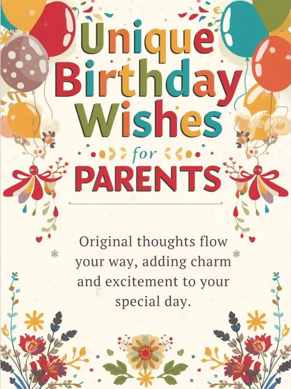 Unique Birthday Wishes for Parents