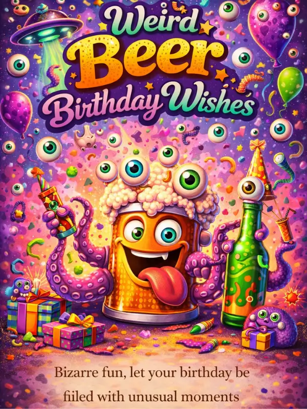 Weird Beer Birthday Wishes