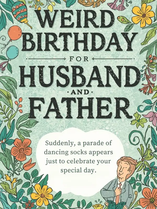 Weird Birthday Wishes for Husband and Father