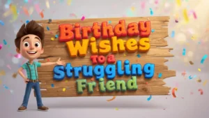 Birthday Wishes to a Struggling Friend
