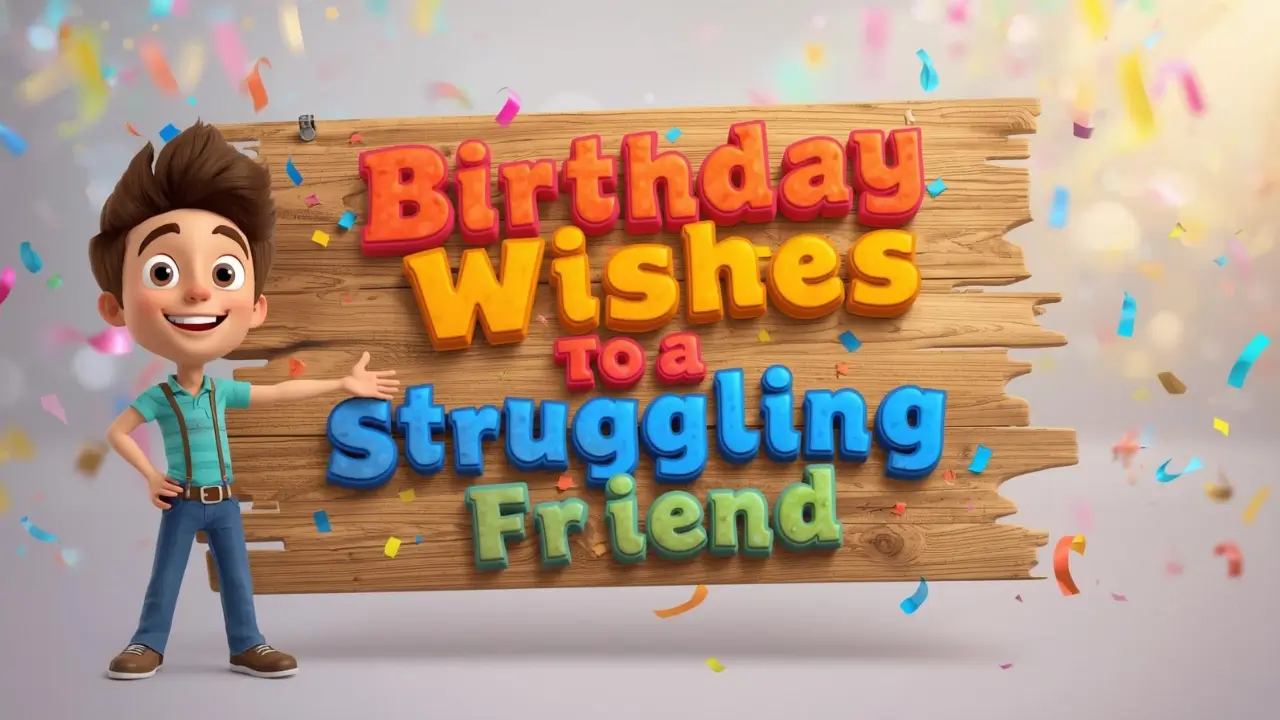 Birthday Wishes to a Struggling Friend
