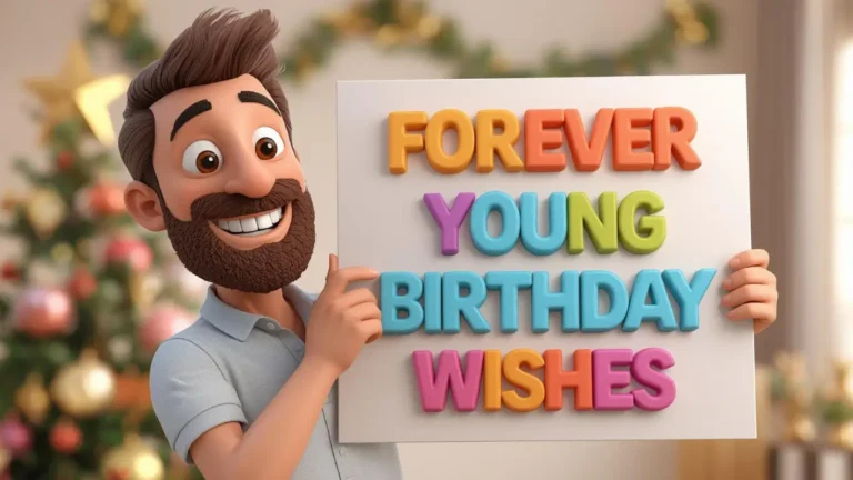 Forever Young Birthday Wishes
