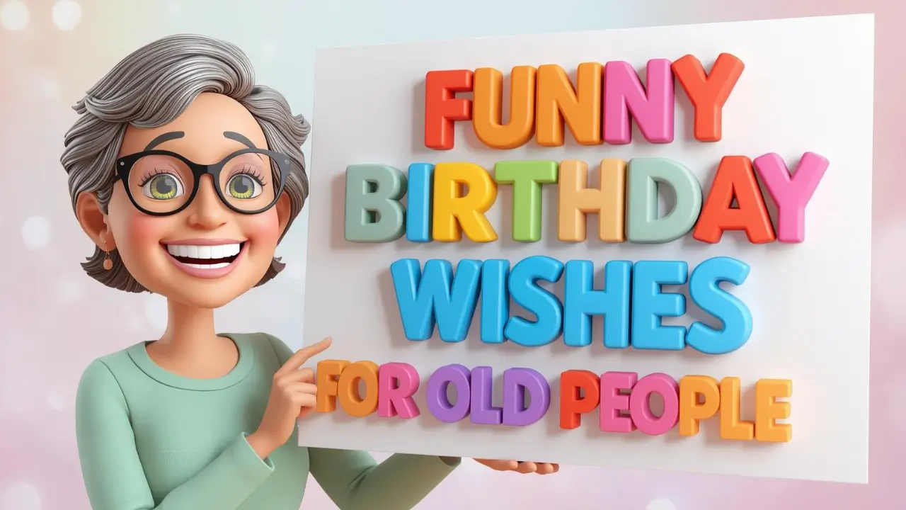 Funny Birthday Wishes for Old People