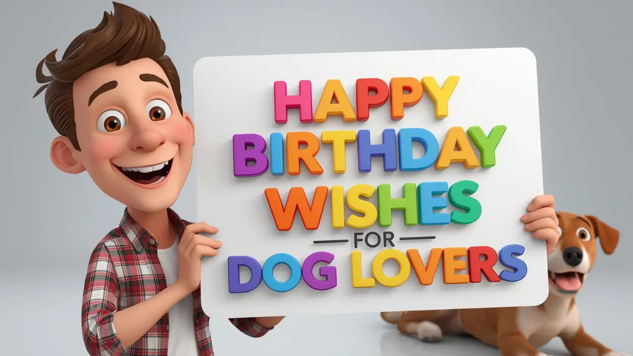 Happy Birthday Wishes for Dog Lovers