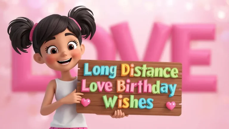 Long Distance Love Birthday Wishes