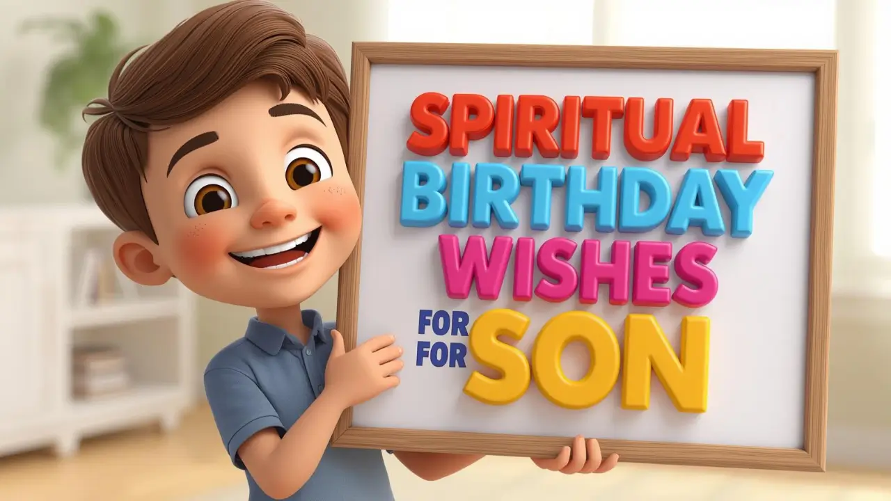 Spiritual Birthday Wishes for Son