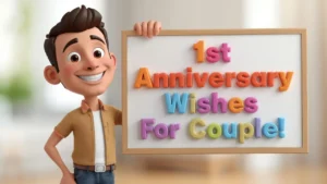 1st anniversary wishes for couple
