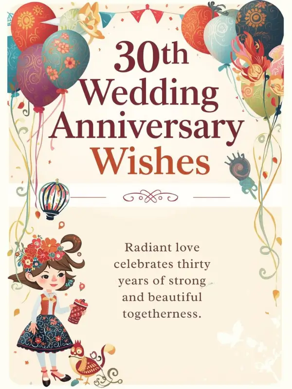 30th Wedding Anniversary Wishes