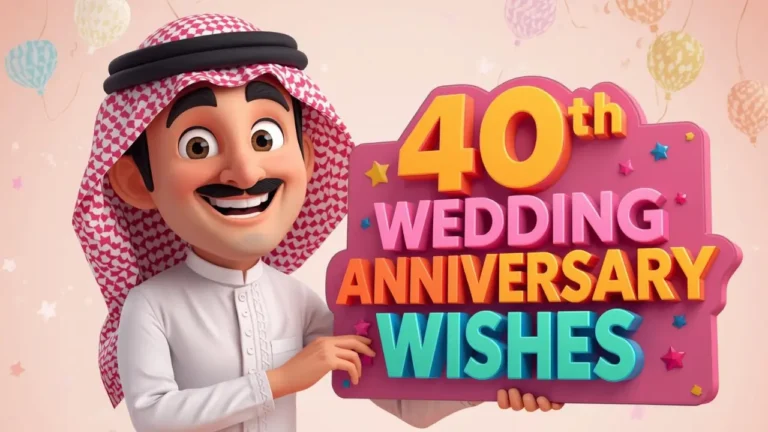 40th Wedding Anniversary Wishes