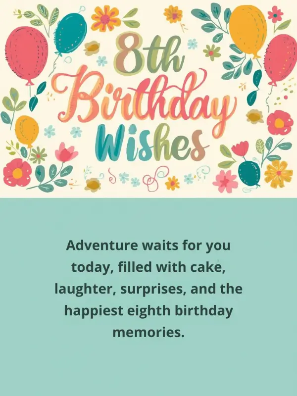 8th Birthday Wishes