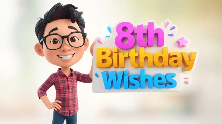 8th Birthday Wishes