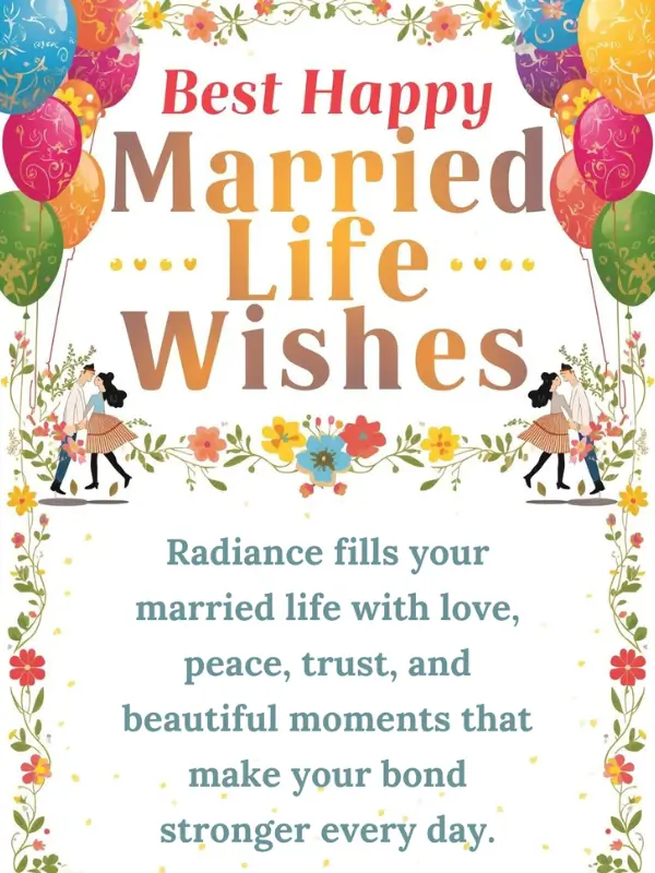 Best Happy Married Life Wishes