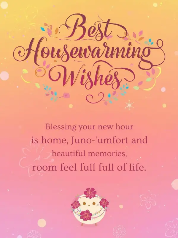 Best Housewarming Wishes