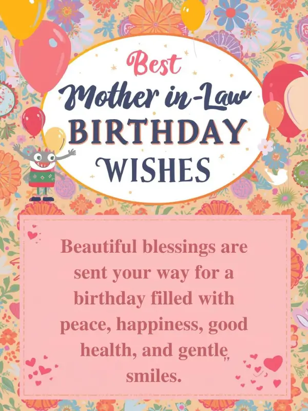Best Mother in Law Birthday Wishes