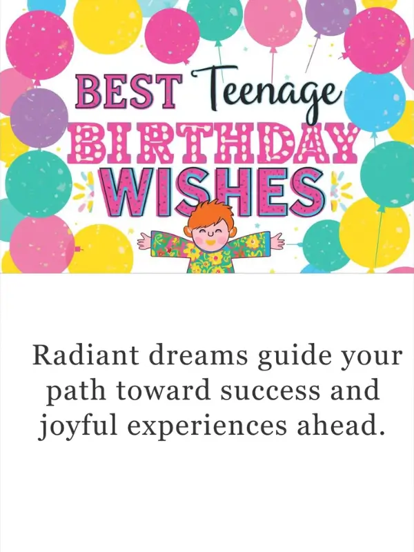 Best Teenage Birthday Wishes
