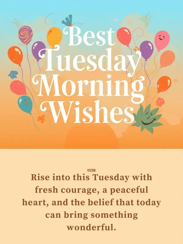 Best Tuesday Morning Wishes
