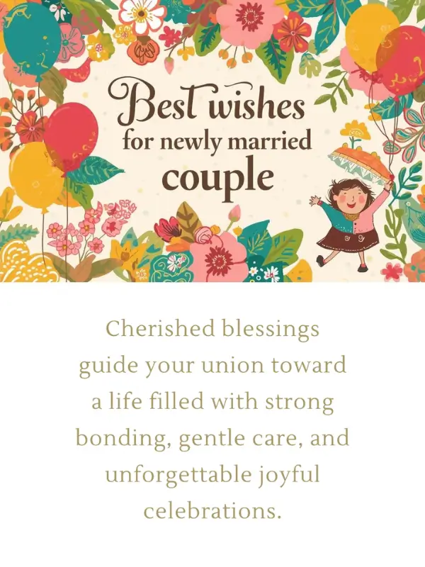 Best Wishes for Newly Married Couple