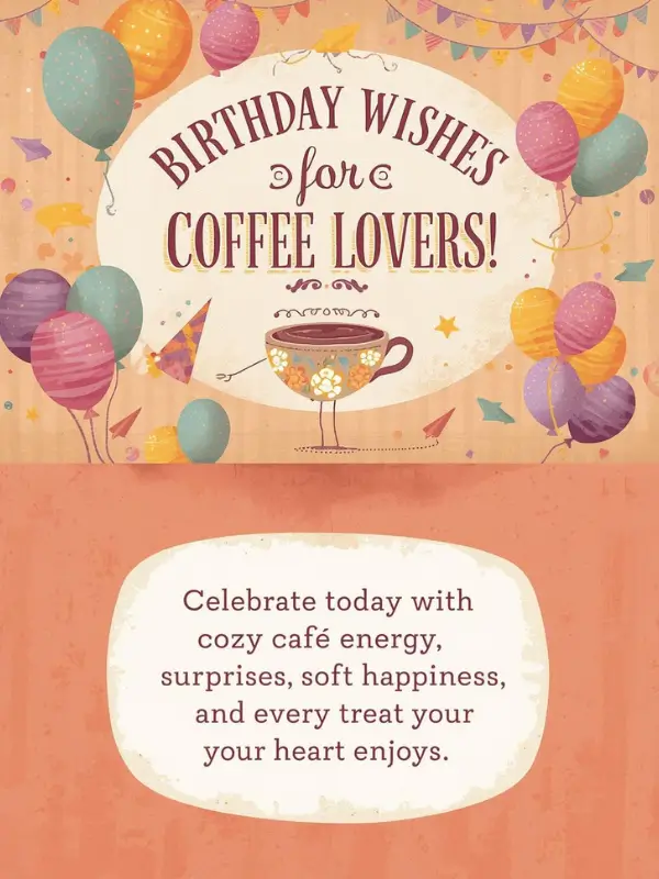 Birthday Wishes for Coffee Lovers