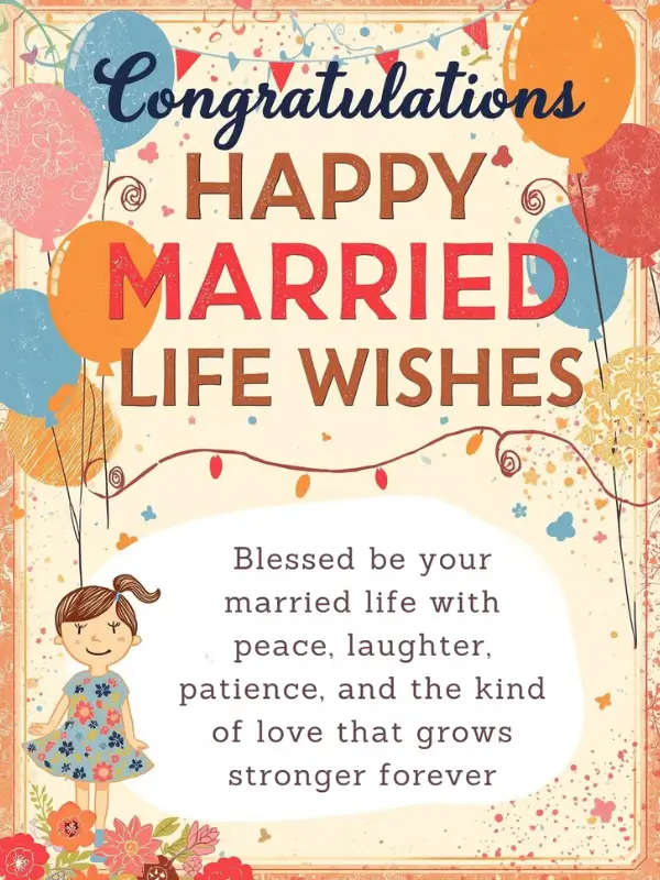 Congratulations Happy Married Life Wishes