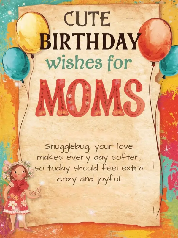 Cute Birthday Wishes for Moms