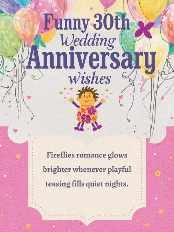 Funny 30th Wedding Anniversary Wishes