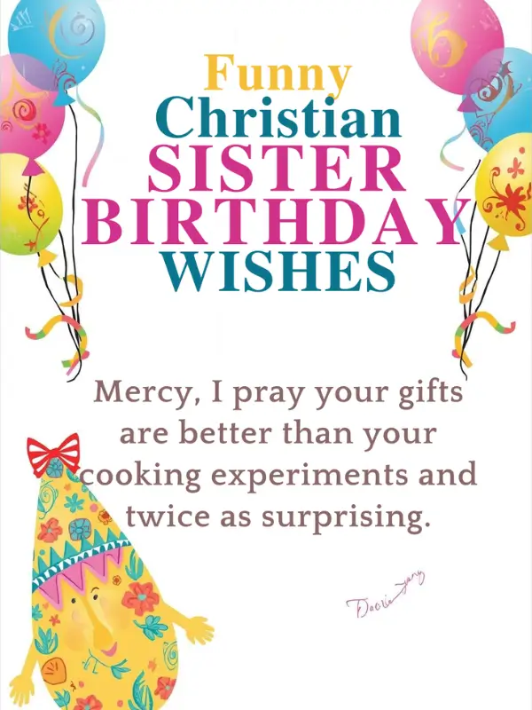 Funny Sister Birthday Wishes